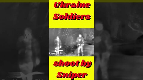 rare Footage Ukraine Soldier shoot by Sniper #shorts