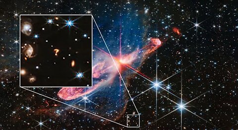 NASA Telescope Spots Cosmic Question mark ❓ in space