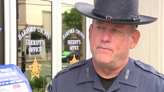 Harford County Sheriff speaks about murder suspect