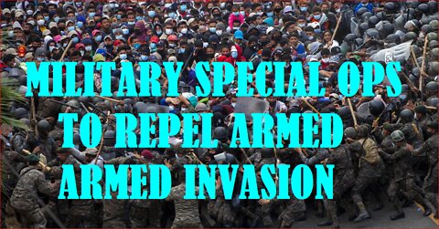 WHITE HATS TO ACT AGAINST ARMED INVASION FROM SOUTH AMERICA