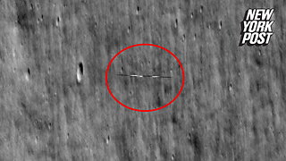 NASA pics capture mysterious 'surfboard' orbiting the moon: 'Exquisite timing'