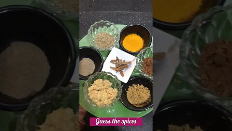 Guess the spices with husband #games #challenge #husbandwife #shorts