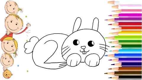 How To Draw A Rabbit From Numbers 200 /🐰🐇🐰Attractive
