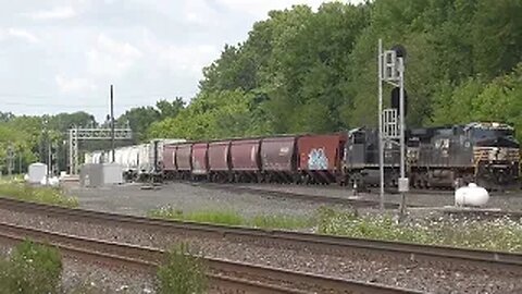 Norfolk Southern Manifest Mixed Freight Train from Berea, Ohio August 12, 2023