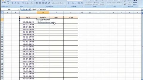 Trick to Extract Day, Month, Year from Date in Excel 2023 RM TECH INFO