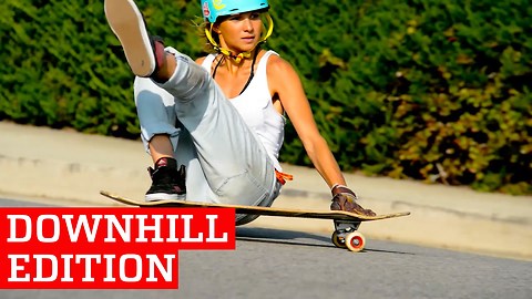 PEOPLE ARE AWESOME (Downhill Edition) | Skateboarding & Mountain Biking