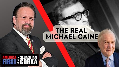 The real Michael Caine. Lord Conrad Black with Sebastian Gorka on AMERICA First