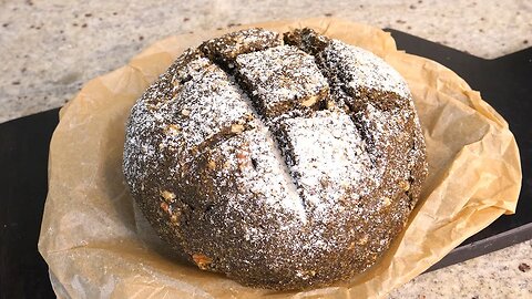 How to make keto vegan walnut “rye” bread | Keto Vegan Gluten-free