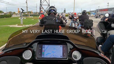 ASMR FOR BIKERS! MY LAST MEGA GROUP RIDE! CHAOS ON 2 WHEELS!