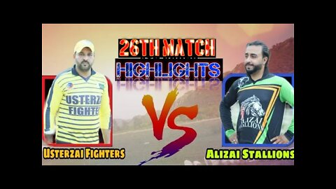 Highlights Usterzai Fighters VS Alizai Stallions Match 26 RSL Ramzan Super League #cricketmela#AK-47