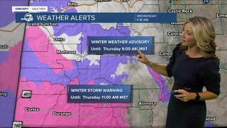 Light snow possible in Denver this afternoon and evening