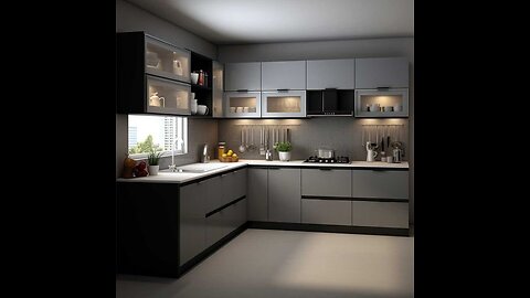 Latest modular kitchen designs in grey colour, Kitchen Cabinet Ideas, Kitchen decoration ideas