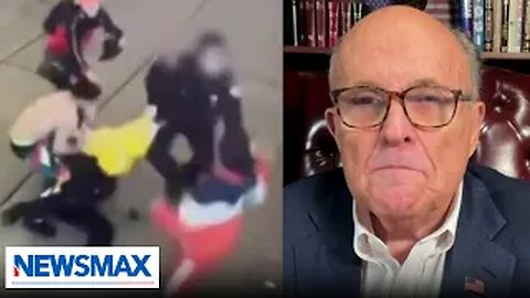 Giuliani watches illegals pummel cops, issues grim warning | Eric Bolling The Balance