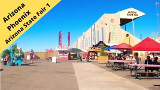 Arizona Phoenix Arizona State Fair under the grandstand breezeway