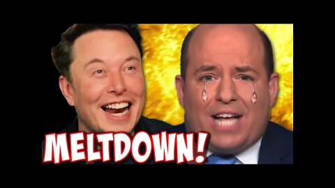 Watch Brian Stelter Have A MELTDOWN Over Elon Musk Buying Twitter