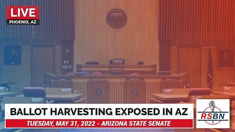 Arizona State Senate Reviews 'True The Vote' Presentation on Ballot Harvesting 5/31/22