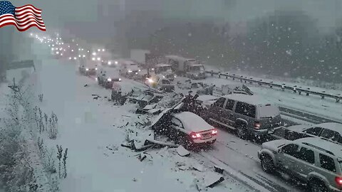 EXTREME Winter SNOW STORM in California! Massive Snowfall in US now!