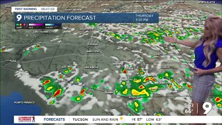 Enhanced storm chances into the weekend