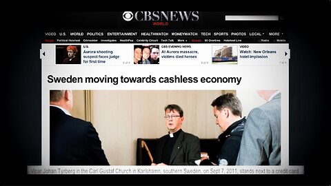 Cashless Society & The Mark of the Beast | "Is Paper Money a Relic of a By-Gone Era?" - CBS (The Organization With the All-Seeing Eye As Their Logo)