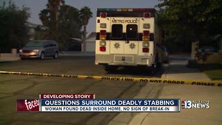 Woman stabbed in home near Torrey Pines, Vegas Drive