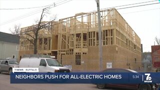 Neighbors push for all electric homes