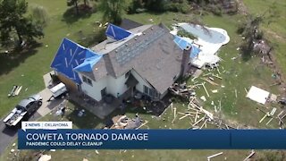 Coweta Tornado damage delay