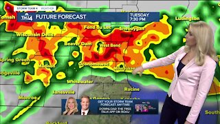 Severe storms possible beginning Tuesday evening