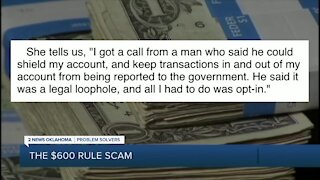 Proposed '$600 rule' helping scammers rip people off