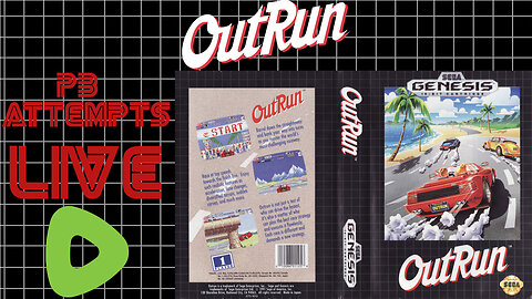 OutRun [Genesis] Goal A & E PB attempts