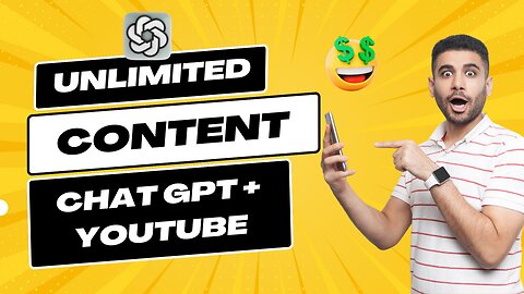 🔥 How To Create Unlimited Quality Content w Chat GPT + Youtube