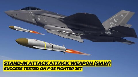 America Success Tested New Advanced Stand-in Attack Weapon for the F-35 Fighter Jet