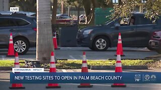 COVID-19 testing site at Gaines Park in West Palm Beach experiences 4-hour wait