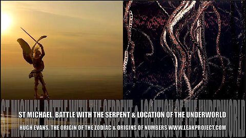 St Michael, Battle with the Serpent, Gates of Underworld Revealed, Hugh Evans