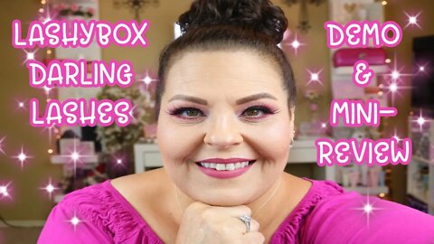 LASHYBOX DARLING LASHES - DEMO & MINI REVIEW l Sherri Ward