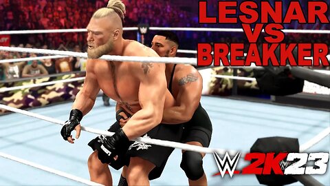 Bron Breakker vs Brock Lesnar | WWE 2K23