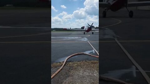 Monticello Arkansas Fire Department Refilling AFC Plane On Saturday July 22nd 2022