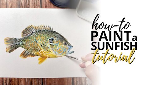How to Paint a Sunfish