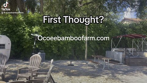 Create the Most beautiful Outdoor Soace For Your Resturant Ocoee Bamboo Farm 407-777-4807
