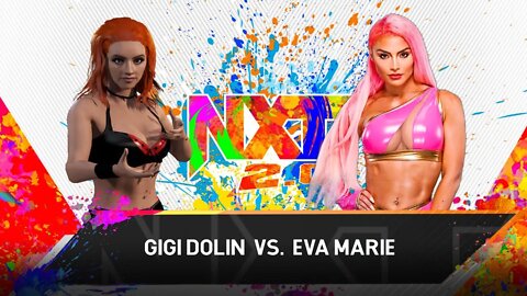 Gigi Dolin Vs Eva Marie WWE 2k22