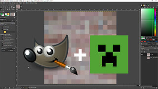 Minecraft Style Textures Using GIMP