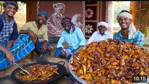 CHICKEN_FRY___Country_Chicken_Soup___Healthy_Country_Chicken_Recipes___Traditional_Village_Cooking