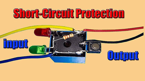 How to made 12v short-circuit protection diy circuit/ project