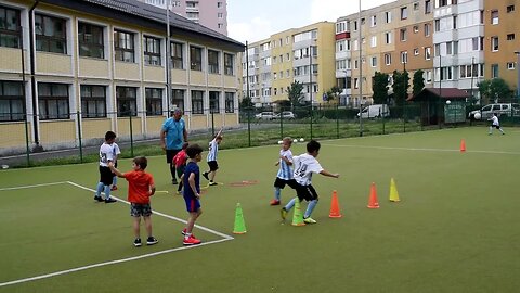Școala Argentiniană de Fotbal Codlea, antrenament cu copii