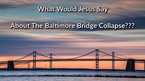 What Would Jesus Say About The Baltimore Bridge Collapse? - Street Preaching In Nashville TN...