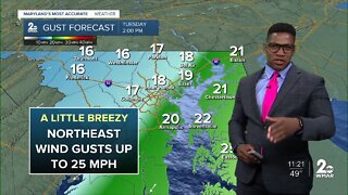 WMAR-2 News Patrick Pete's Monday night forecast