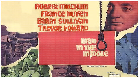 🎥 Man In The Middle - 1964 - Robert Mitchum - 🎥 TRAILER & FULL MOVIE