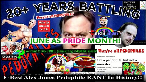 Best Alex Jones Pedophile RANT In History! On point over 6 yrs ago! (Related links in description)