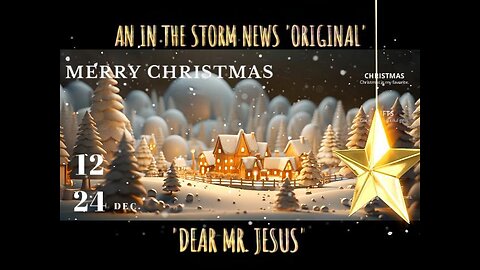 I.T.S.N. IS PROUD TO PRESENT: 'DEAR MR. JESUS' December 23