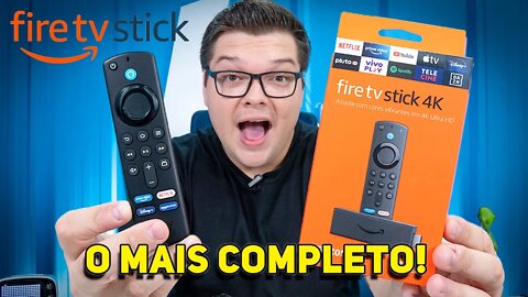 Amazon Fire TV Stick 4K | Controle de Voz no Controle, Dolby Vision, HDR e HDR10+