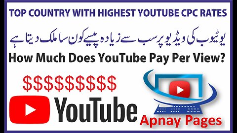 Top Country with highest YouTube CPC Rates